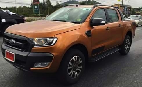 Updated 2015 Ford Ranger Wildtrak spotted in Thailand
