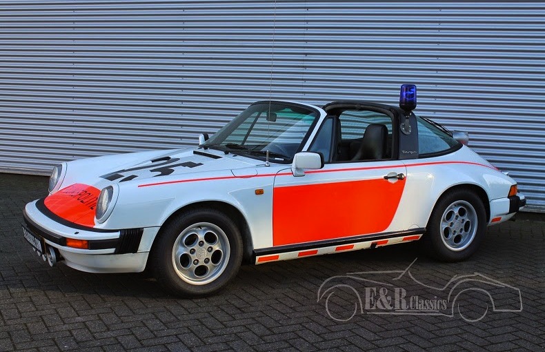 For Sale: 1989 Porsche 911 Targa police car from Holland