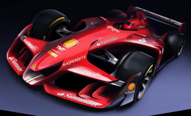 Ferrari F1 car of the future
