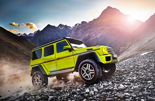 Mercedes-Benz G 500 4×4² previewed, extreme off-road G-Class