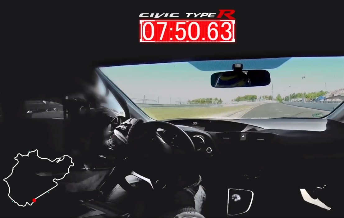 2015 Honda Civic Type R sets FWD Nurburgring lap record (video)