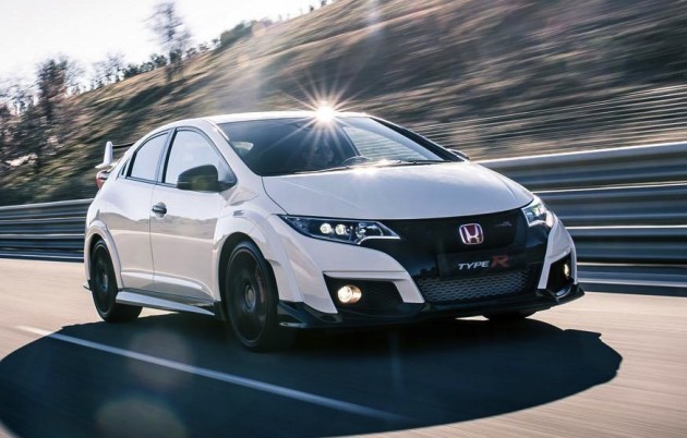 2015 Honda Civic Type R-white – Performancedrive