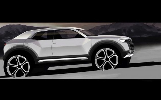 2016 Audi Q1 preview sketch
