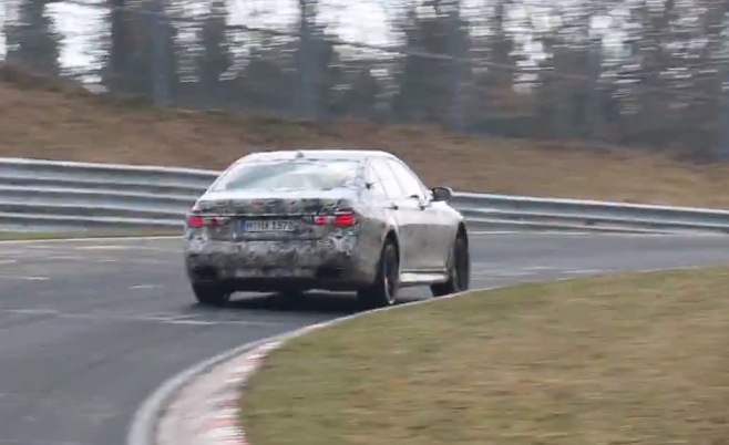 Video: 2016 BMW 7 Series spotted at Nurburgring, ‘M750i’?