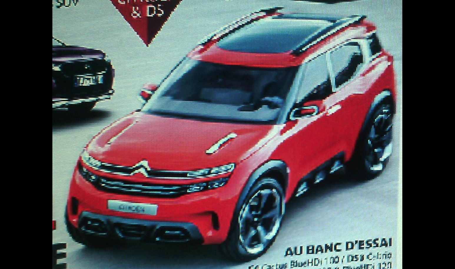 New Citroen Aircross concept revealed in leaked image