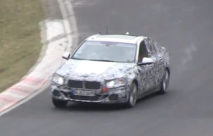 Video: FWD 2016 BMW 1 Series spied at Nurburgring