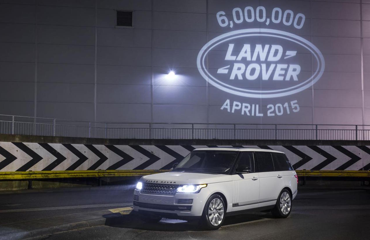 Land Rover passes 6 million production milestone