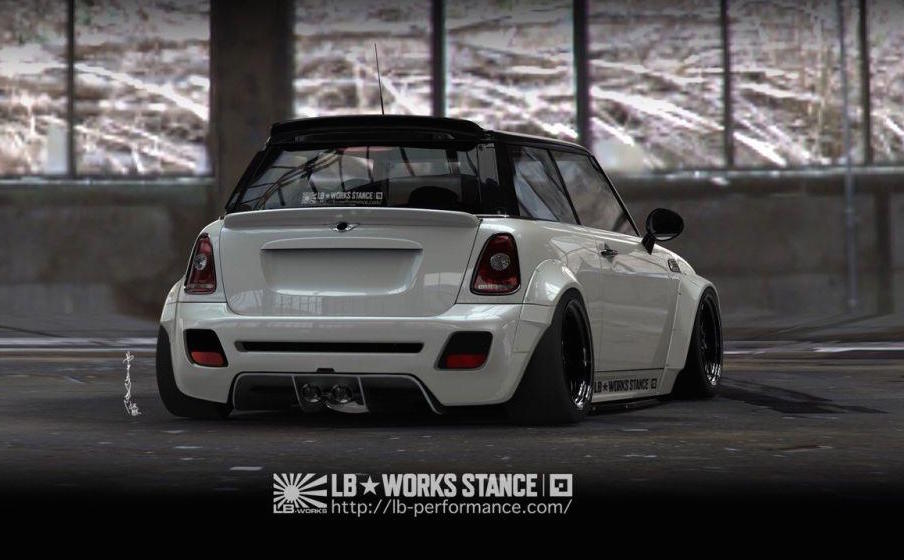 liberty walk body kit mini cooper