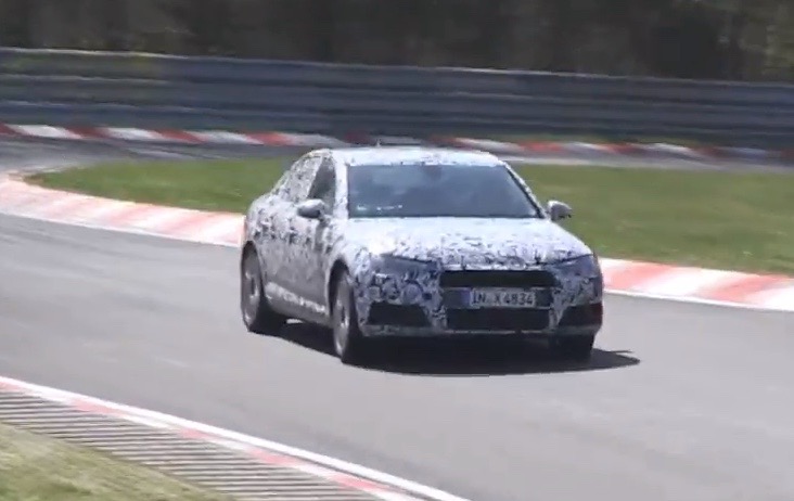 Video: 2016 Audi ‘B9’ A4 spied on the Nurburgring