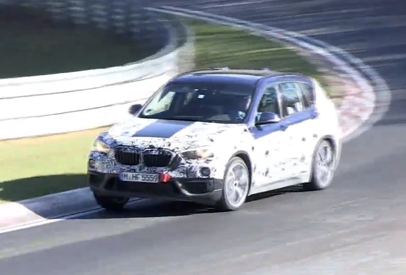 Video: 2016 BMW X1 spotted at Nurburgring, new FWD layout