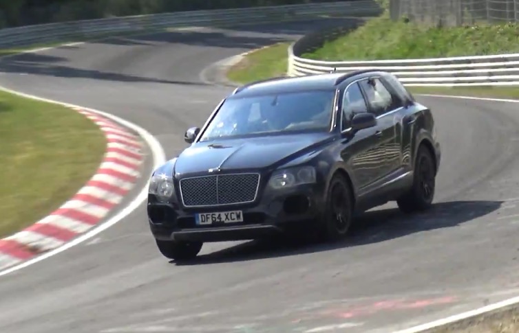 Video: Bentley Bentayga prototype spotted on Nurburgring