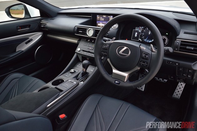 Lexus RC F-interior