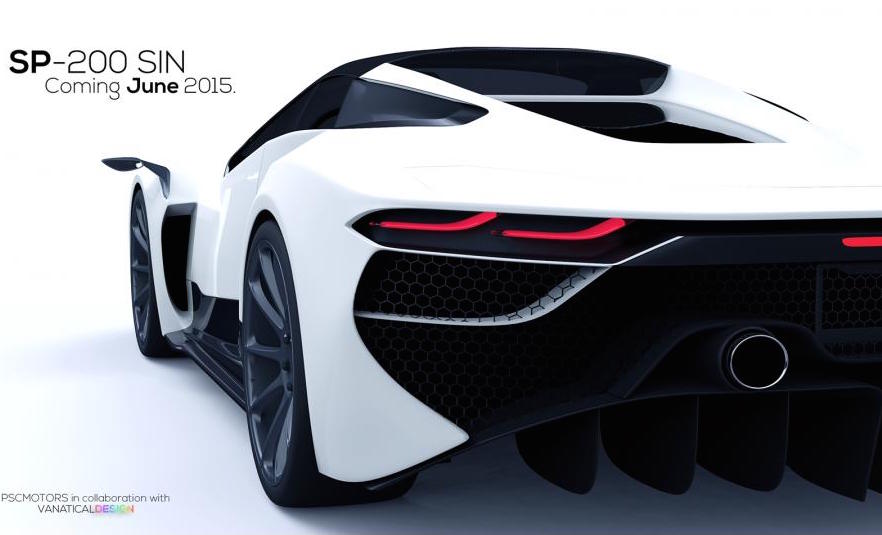 1700hp hybrid supercar on the horizon: PSC Motors ‘SP-200 SIN’
