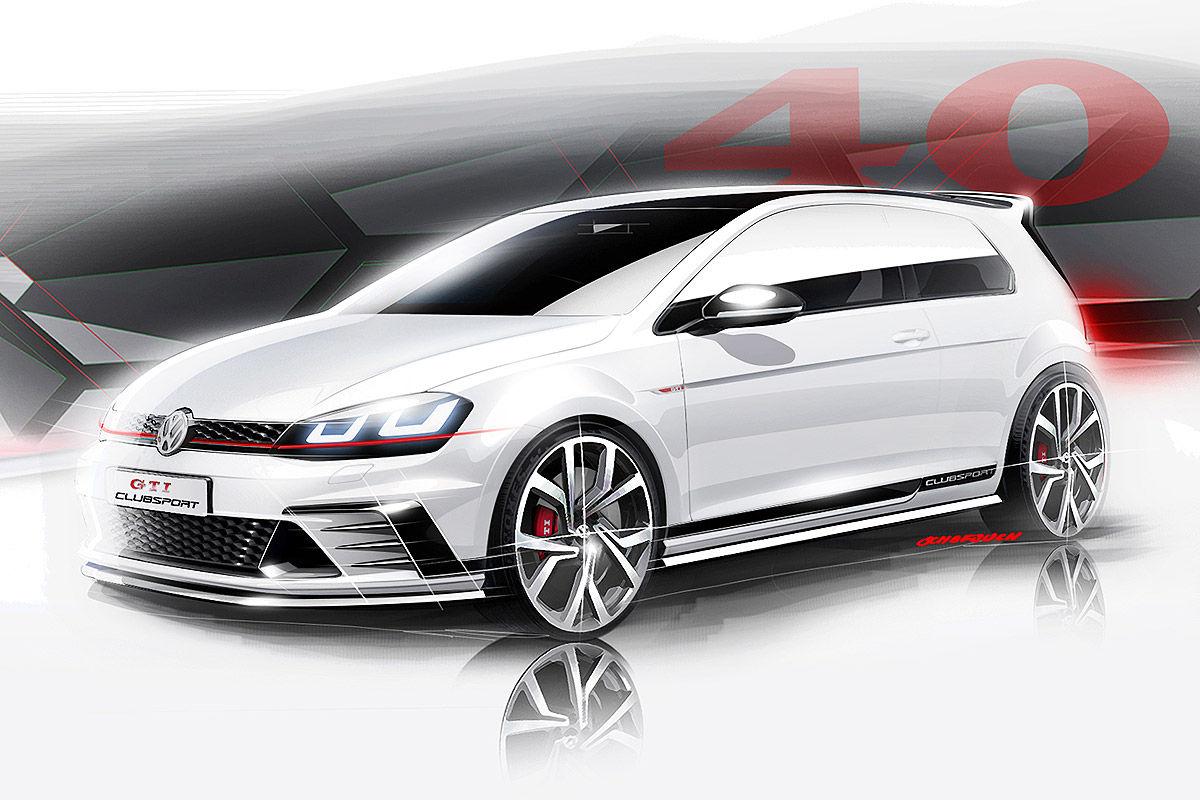 Volkswagen Golf GTI Clubsport concept previewed