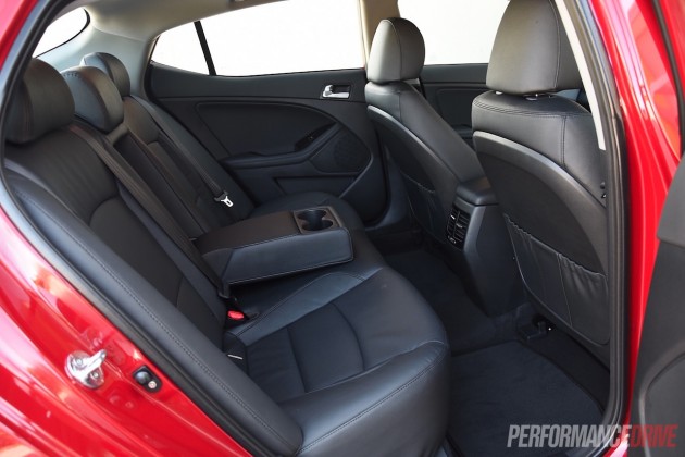2015 Kia Optima Platinum-rear seats
