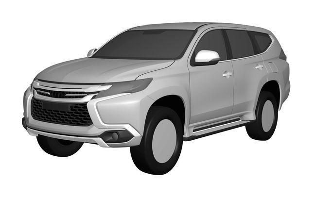 2016 Mitsubishi Challenger design revealed in patent images