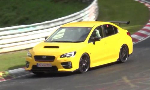 Video: Mysterious Subaru WRX STI prototype spotted on the ‘Ring