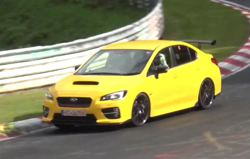 Video: Mysterious Subaru WRX STI prototype spotted on the ‘Ring