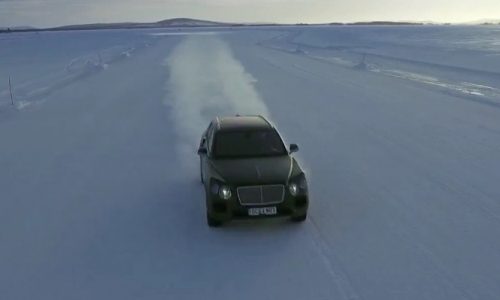 Video: Bentley Bentayga previewed, undergoes winter testing