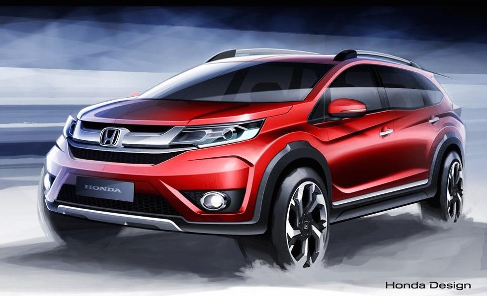 Honda BR-V previewed, new compact seven-seat SUV