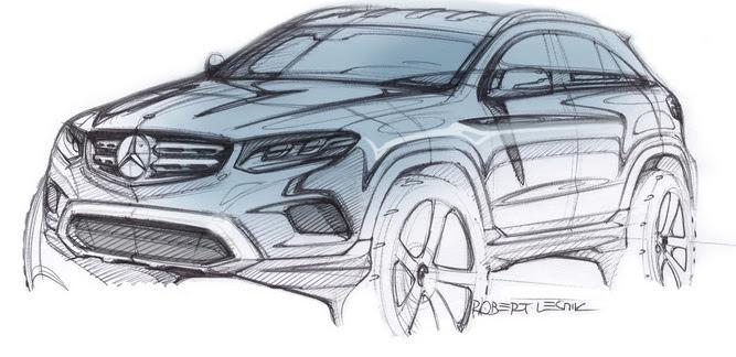 Mercedes-Benz GLC previewed, new C-Class-size SUV
