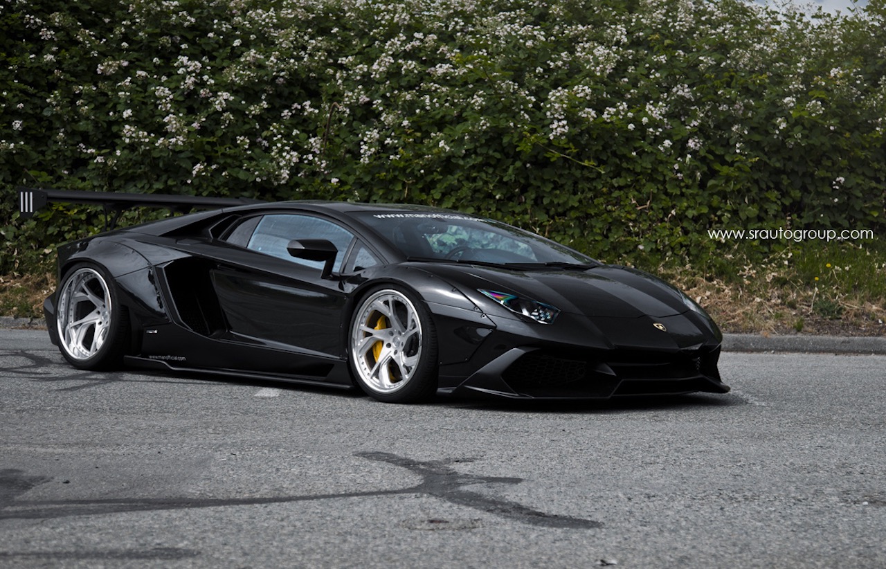 SR Auto creates sinister wide-body Lamborghini Aventador ...