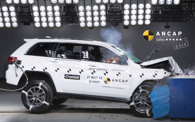 2015 Jeep Grand Cherokee ANCAP crash