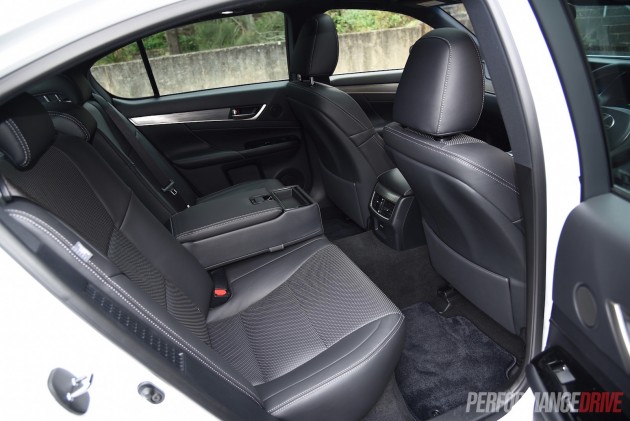 2015 Lexus GS 450h F Sport-rear seats