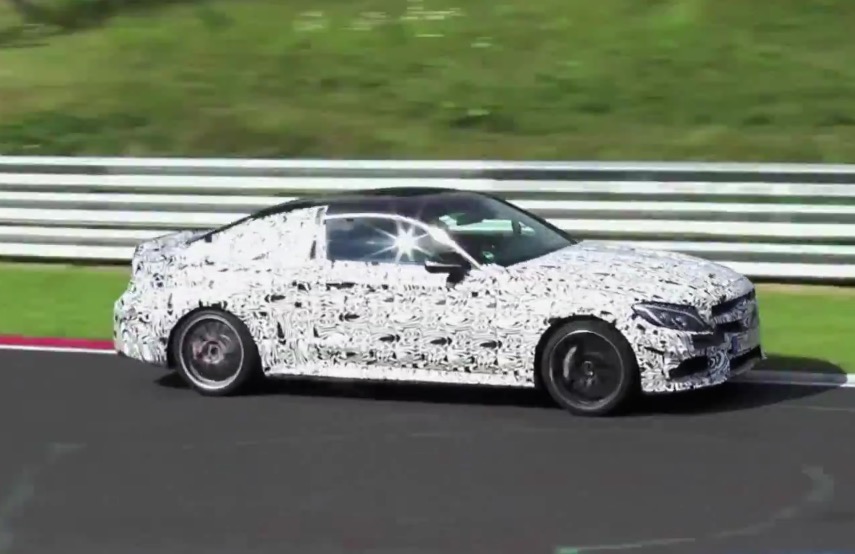 Video: 2016 Mercedes-Benz C 63 AMG Coupe spotted
