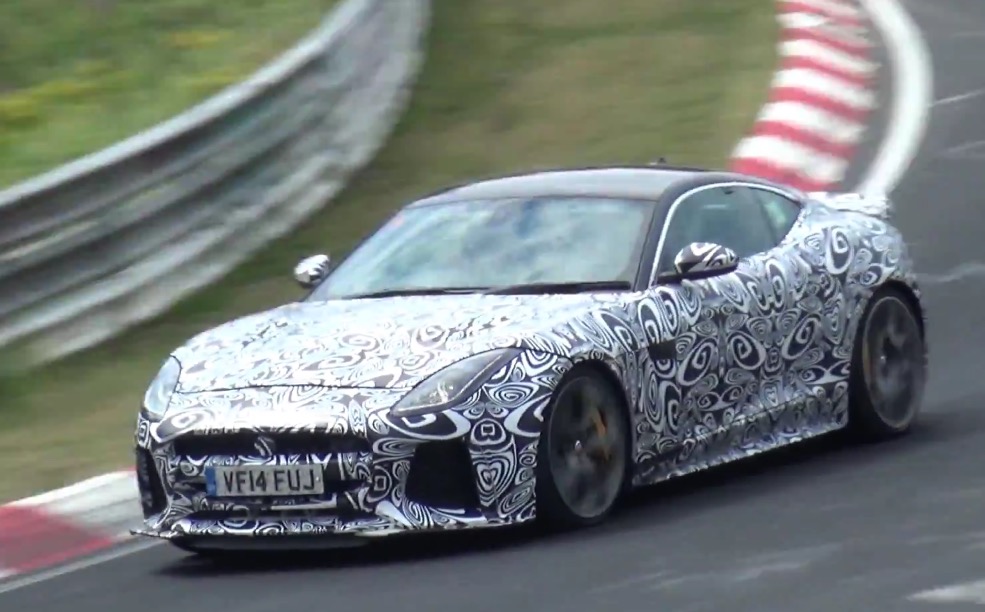 Video: Jaguar F-Type ‘SVR’ prototype spotted at Nurburgring