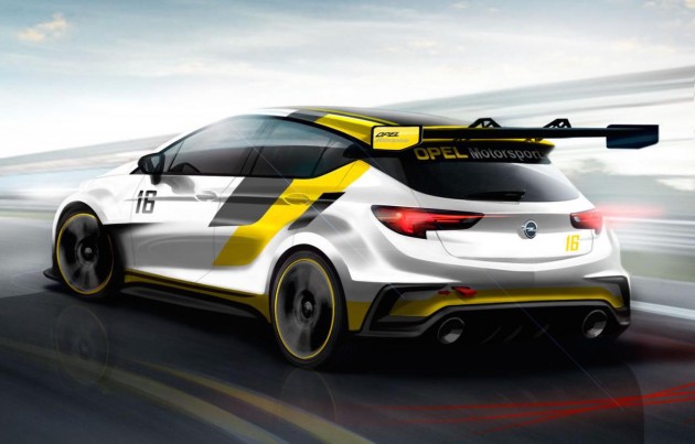 Opel Astra TCR preview-rear