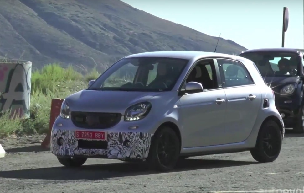 Video: 2016 BRABUS Smart ForFour prototype spotted