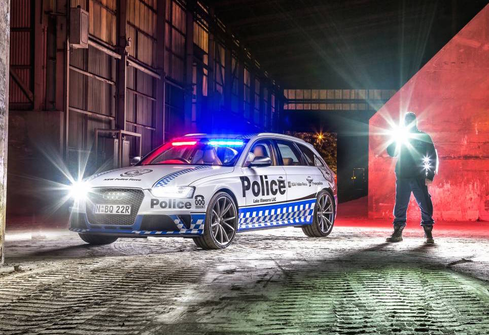 Audi RS 4 Avant police car joins NSW Force
