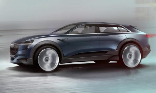 Audi e-tron quattro concept previewed, closer look at upcoming Q6