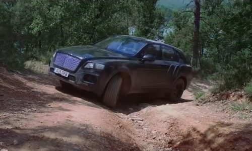 Bentley Bentayga previewed, shows off off-road ability (video)