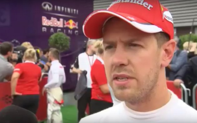 Sebastian Vettel 2015 Belgian F1