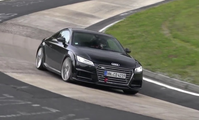 2016 Audi TT RS prototype spotted at Nurburgring (video)