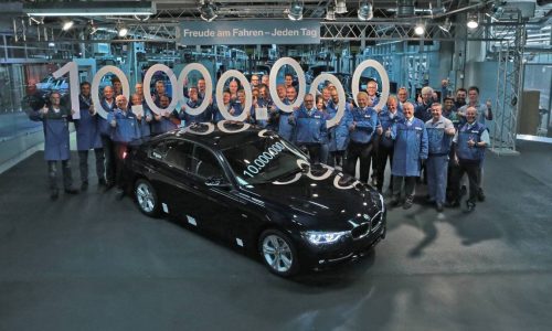 BMW 3 Series passes 10 million production milestone