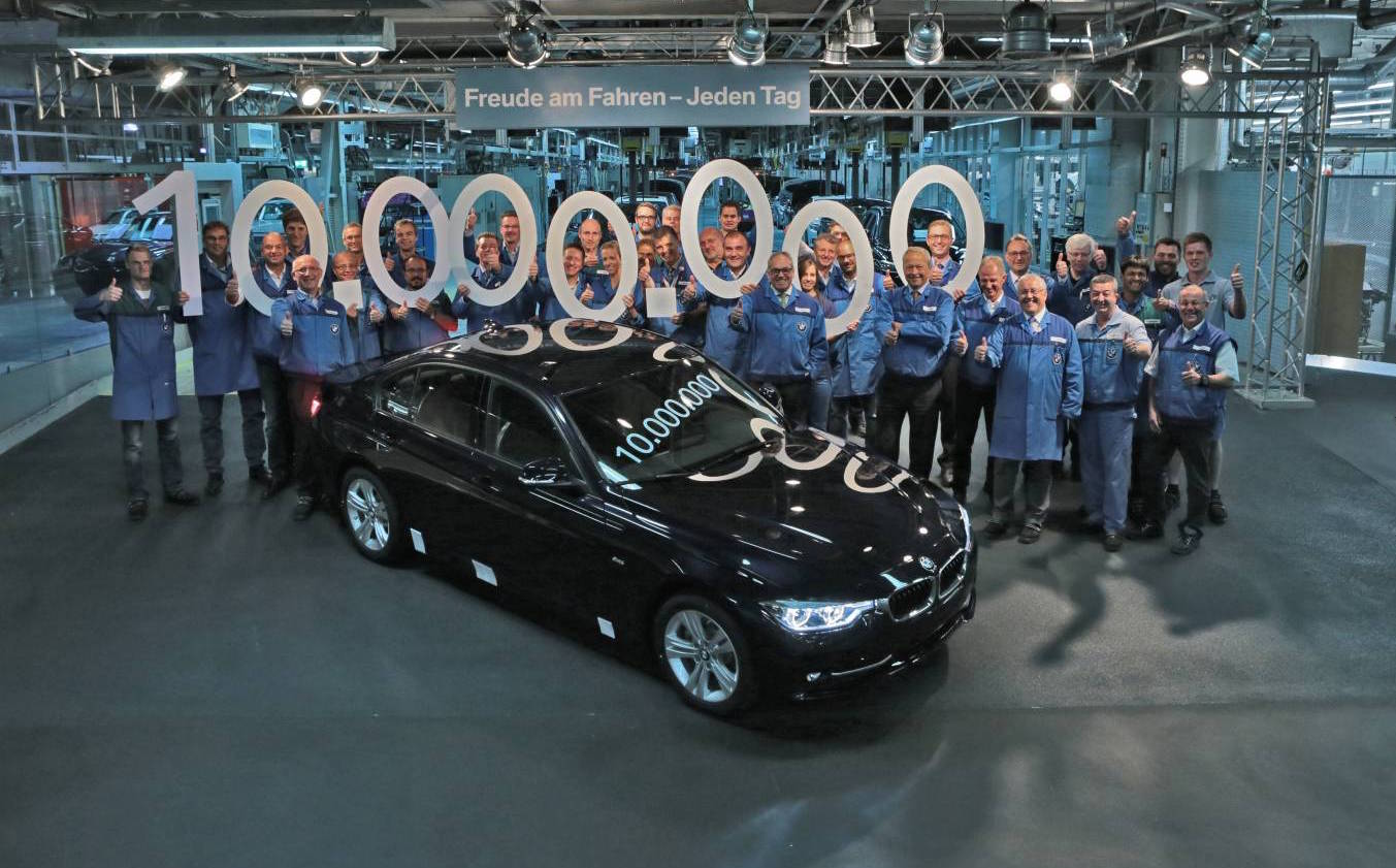 BMW 3 Series passes 10 million production milestone