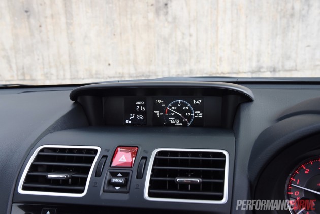 2016 Subaru WRX Premium-boost gauge