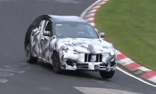 Maserati Levante prototype spotted on the Nurburgring (video)