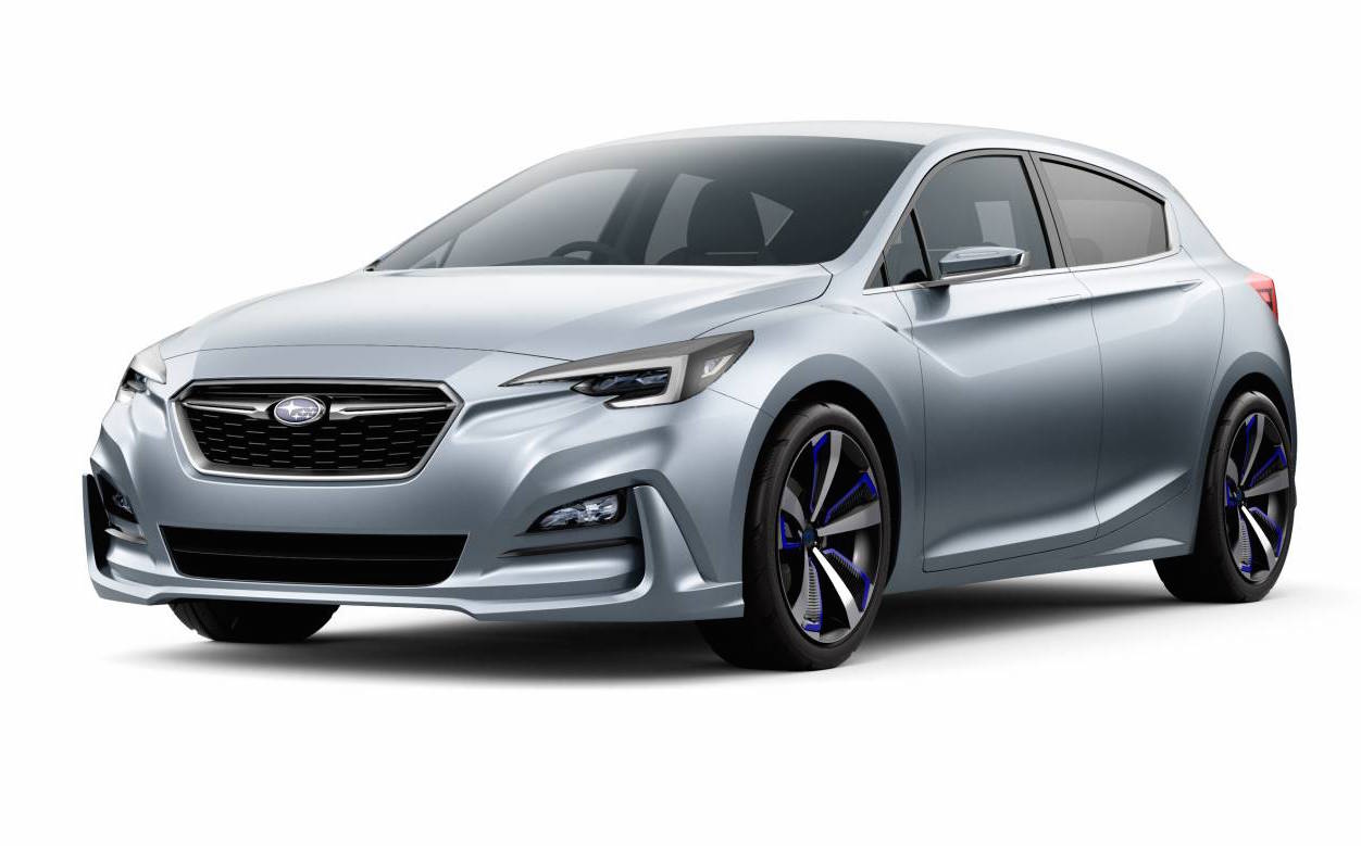 Subaru previews future Impreza with stylish concept