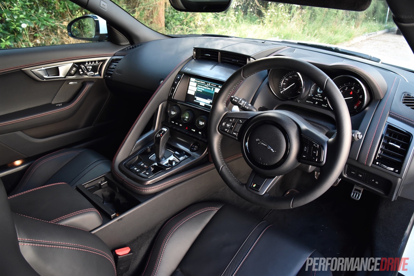 jaguar f type r coupe interior