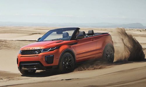Range Rover Evoque Convertible revealed, on sale from AU$84,835
