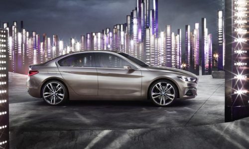 BMW Compact Sedan Concept revealed, previews 1 Series sedan