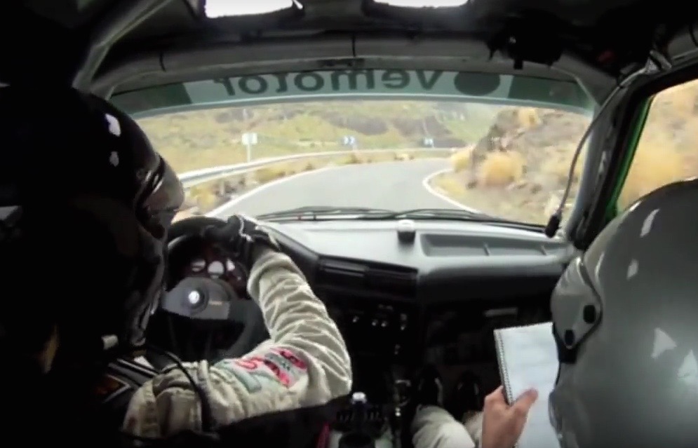 Video: BMW E30 M3 being driven to the limit in tarmac rally