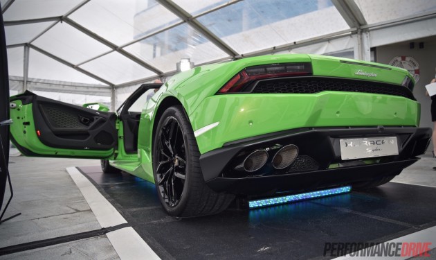 Lamborghini Huracan Spyder-exhaust