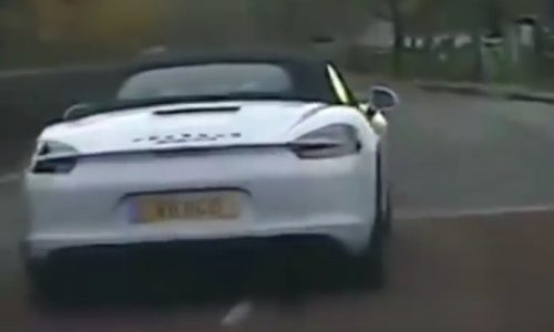 Porsche Boxster GTS stolen, police chase doesn’t end well (video)