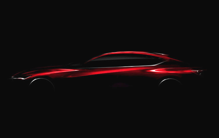 Acura Precision concept previewed before Detroit debut