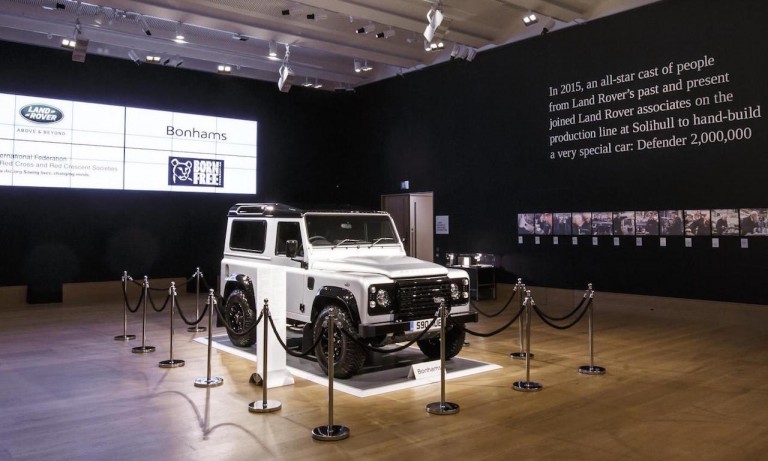 2,000,000th Land Rover Defender sells for record amount at auction